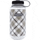 Nalgene Limited Edition Wide Mouth Water Bottle, 1 Quart, Beige Plaid, 682020-0133