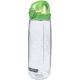 Nalgene On-The-Fly Lock-Top Sustain Bottle, 24 oz, Clear with Sprout Cap, 24oz, 5565-2424
