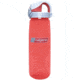 Nalgene On-The-Fly Lock-Top Sustain Bottle, 24 oz, Coral with Frost Coral Cap, 24oz, 5565-2124