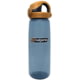Nalgene On-The-Fly Lock-Top Sustain Bottle, 24 oz, Rhino with Brown Black Cap, 24oz, 5565-1924