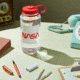 Nalgene Wide Mouth 1 Quart Water Bottle, 32 oz, NASA W/ Red Cap, 682020-0050