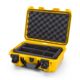 Nanuk 915 Protective Case w/Padded Divider, Yellow, Medium, 915S-020YL-0A0
