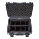 Nanuk 918 Hard Case w/ Padded Divider, Graphite, 918S-020GP-0A0
