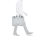 Nanuk 925 Case w/padded divider - Silver, 925S-020SV-0A0