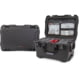 Nanuk 938 Pro Photo Camera Case Kit w/Lid Organizer / Padded Divider, Black, Large, 938S-060BK-0A0