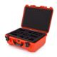 Nanuk 940 Protective Case w/Padded Divider, Orange, Large, 940S-020OR-0A0