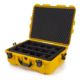 Nanuk 945 Protective Case w/Padded Divider, Yellow, Large, 945S-020YL-0A0