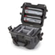 Nanuk 908 Pro Photo Camera Case Kit w/Lid Organizer / Padded Divider, Graphite, Small, 908S-060GP-0A0
