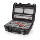 Nanuk 923 Pro Photo Camera Case Kit w/Lid Organizer / Padded Divider, Black, Medium, 923S-061BK-0A0