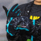 Nathan HyperNight Reflective Convertible Glove/Mitt - Womens, Galaxy Black, Extra Small, NS5511-0465-31