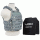 NcSTAR Plate Carrier Vest w/Two 10x12in Shooters Cut Hard PE Ballistic Panels, Digital Camo, BPCVPCV2924D-A