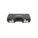 Negrini Hybri-Tech RMR Capable Locking Pistol Case, Black/Bordeaux, Full Size Pistol, 2039iR/6521