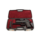 Negrini Hybri-Tech RMR Capable Locking Pistol Case, Black/Bordeaux, Full Size Pistol, 2039iR/6521