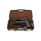 Negrini Hybri-Tech RMR Capable Locking Pistol Case, Brown/Brown, Full Size Pistol, 2039iR/6523
