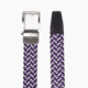 Nexbelt Braided Belt, Black/Purple/Grey, Up to 50 Waist, PCD1961