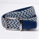 Nexbelt Braided Belt, Navy/Grey, Up to 50&quot; Waist, PCD5068
