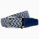 Nexbelt Braided Belt, Navy/Grey, Up to 50&quot; Waist, PCD5068