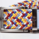Nexbelt Braided Belt, Rainbow, Up to 50&quot; Waist, PCD4771