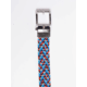 Nexbelt Braided Belt, Red/Grey/Blue, Up to 50&quot; Waist, PCD4788