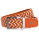 Nexbelt Braided Golf Belt, Brunt Orange/White, PCD9848