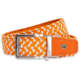 Nexbelt Braided Golf Belt, Orange/White, PCD3583
