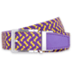 Nexbelt Braided Golf Belt, Purple/Gold, PCD0339