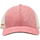 NightForce Trucker Hat, Low Profile, w/ NF Offset Logo, Red Heather, Small, A522-S