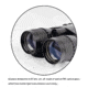NightStar 2x42mm Night Vision Binocular, Gen 1, 32-36lp/mm, Black, NS42242CC