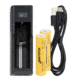 Dual 18650 3400mA Rechargeable Lithium-ion Batteries w/ External Charger &amp; Cable