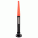 Nightstick Safety Light/LED Flashlight Combo,Black,White/Amber Flood,150 Lumens,Magnetic Base,Red Cone NSP-1174-K01