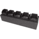 Nightstick Snap-In Mounting Base for INTRANT Right Angle - 5 Unit, Black, 5566-MOUNT5