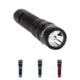 Nightstick USB Rechargeable Tactical Flashlight, Black, Blue, Green, Red