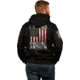 Nine Line Apparel I Stand Mens Tailgater Hoodie Black 3xl