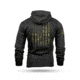 Nine Line Apparel Nine Line American Camo Hooded Sweatshirt Black L, AMERCAMO-DT6100-BLACK-L