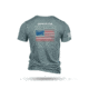 Nine Line Apparel Nine Line American Flag Schematic Short Sleeve Shirt Denim 3XL, FLAGSCH-TSTRI-DENIMTRIBLEND-3XL