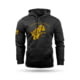 Nine Line Apparel Nine Line Pooh Bear Hooded Sweatshirt Black M, POOHBEAR-DT6100-BLACK-M