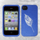 Nite Ize Biodegradable Bio Case for Iphone 4 &amp; 4S, Blue Leaf BIO-IP4-03G3