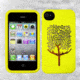 Nite Ize Biodegradable Bio Case for Iphone 4 &amp; 4S, Yellow Tree BIO-IP4-16G6