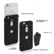 Nite Ize Connect Case for iPhone 6,Black CNTI6-01-R8