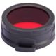 Nitecore 60mm Filter, MH40, MH41, Red, 6952506490639