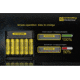Nitecore Battery Charger, IMR/ Li-ion, 6 Channels, 2000 mA Max Charge Current, Black, Q6