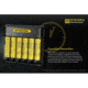 Nitecore Battery Charger, IMR/ Li-ion, 6 Channels, 2000 mA Max Charge Current, Black, Q6