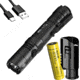 Nitecore MH10 v2 1200 Lumen USB-C Rechargeable Flashlight, Black, 6952506405978