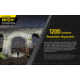 Nitecore MH12 v2 1200 Lumen USB-C Rechargeable Flashlight with 5000mAh Battery, Black, 6952506405985