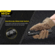 Nitecore MH12 v2 1200 Lumen USB-C Rechargeable Flashlight with 5000mAh Battery, Black, 6952506405985