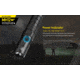 Nitecore MH12 v2 1200 Lumen USB-C Rechargeable Flashlight with 5000mAh Battery, Black, 6952506405985