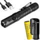 Nitecore MH12 v2 CREE XP-L2 V6 LED USB-C Rechargeable Flashlight w/5000mAh Battery, 21700, White, 1200 Lumens, Black, 6952506405985