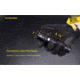 Nitecore MT21C 1000 Lumen Multifunctional 90 Degree Adjustable Right Angle Flashlight, Black, 6952506404537