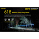 Nitecore NEW P30 1000 Lumen 676 Yard Long Throw Hunting Flashlight, Black, 6952506405534