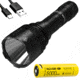 Nitecore NEW P30 1000 Lumen 676 Yard Long Throw Hunting Flashlight, Black, 6952506405534